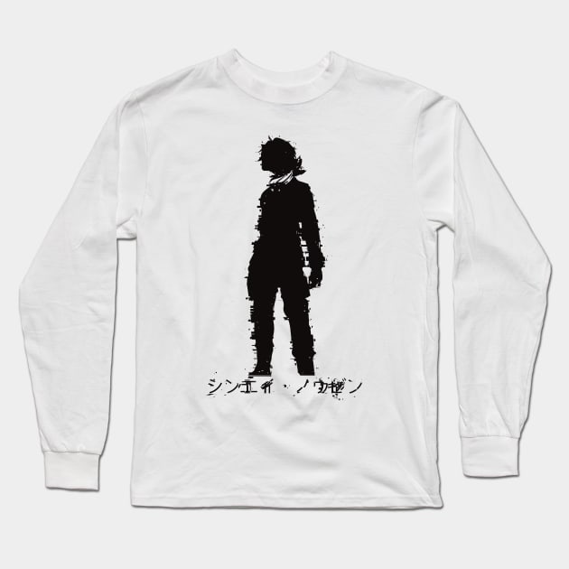 ES5 Shinei Nouzen Kanji 86 Eighty Six Anime Long Sleeve T-Shirt by Animangapoi